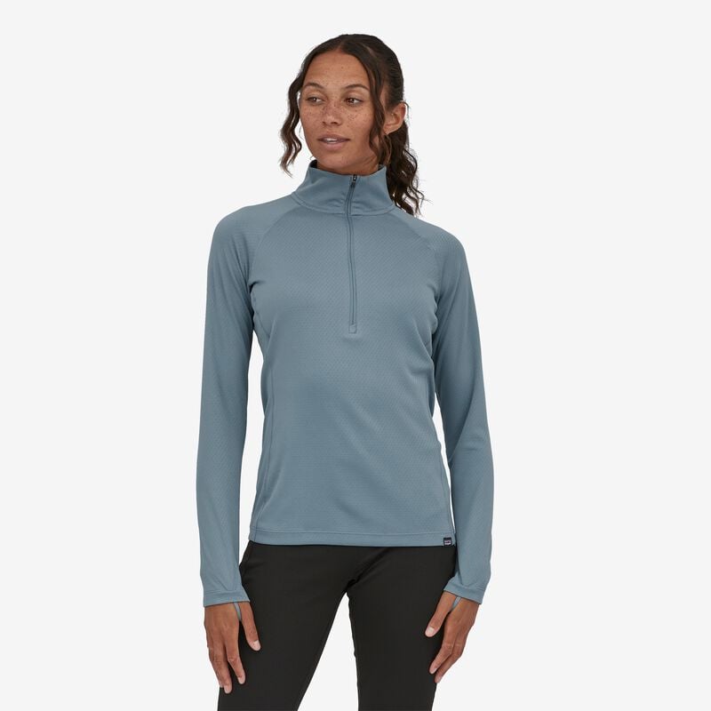 Patagonia Women's Capilene® Midweight Zip-Neck - Light Plume Grey