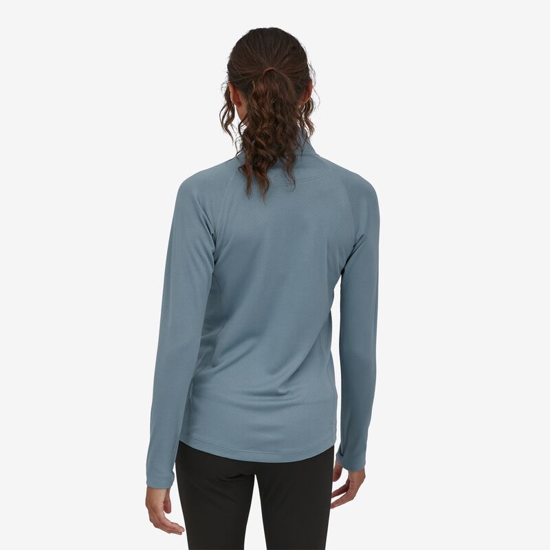 Patagonia Women's Capilene® Midweight Zip-Neck - Light Plume Grey