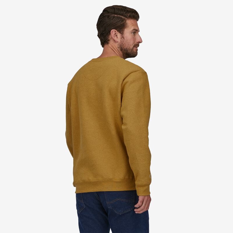 Patagonia Clean Climb Hex Uprisal Crew Sweatshirt - Cabin Gold