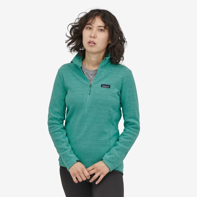 Patagonia Women's R1® Air Zip-Neck - Fresh Teal