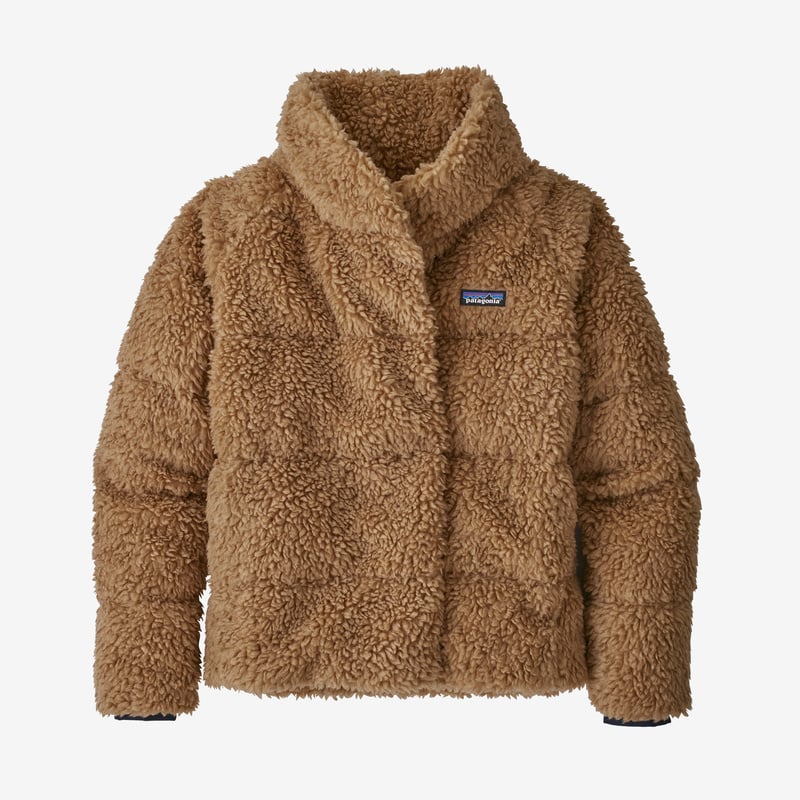 Patagonia Women's Recycled High-Pile Fleece Down Jacket - Bearfoot Tan