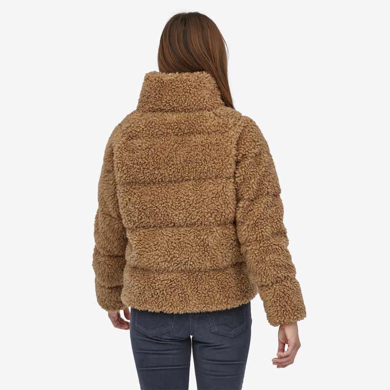 Patagonia Women's Recycled High-Pile Fleece Down Jacket - Bearfoot Tan