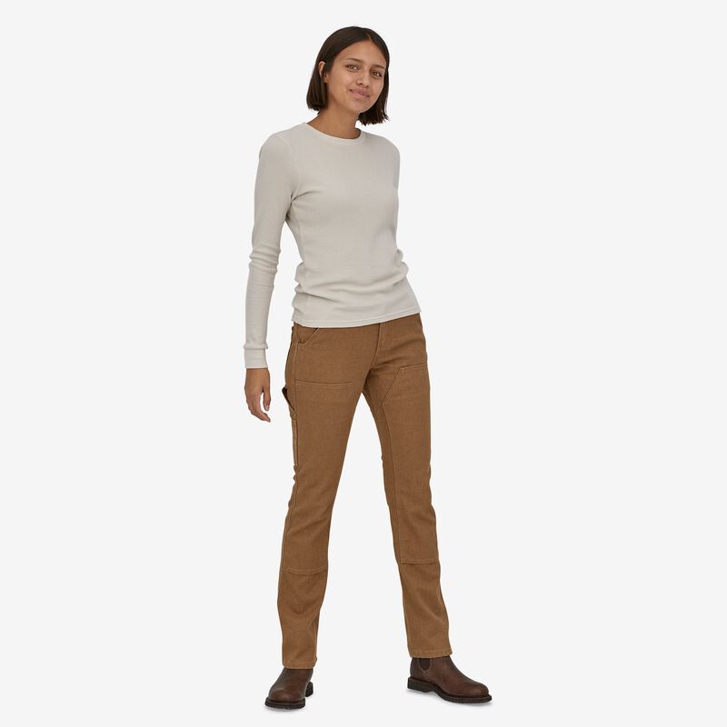 Patagonia Women's Slim All Seasons Hemp® Pants - Regular - Coriander Brown