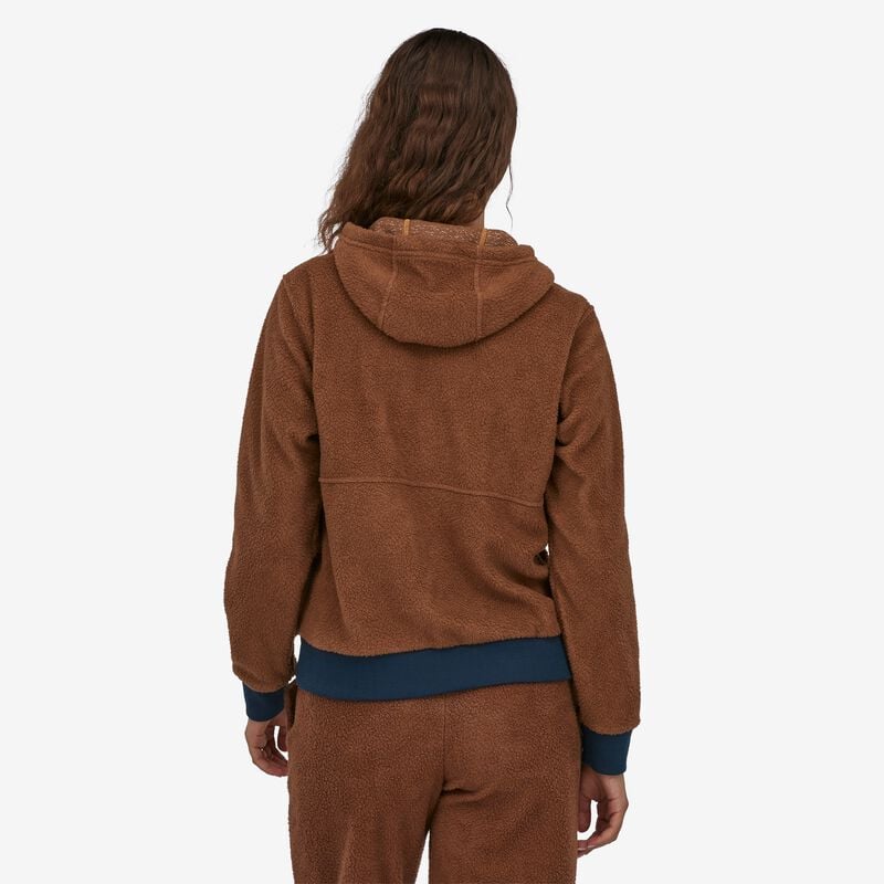 Patagonia Women's Shearling Fleece Hoody - Pampas Tan