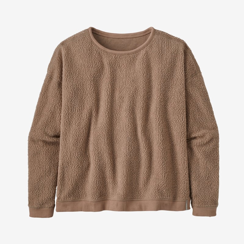 Patagonia Women's Shearling Fleece Crew - Pampas Tan