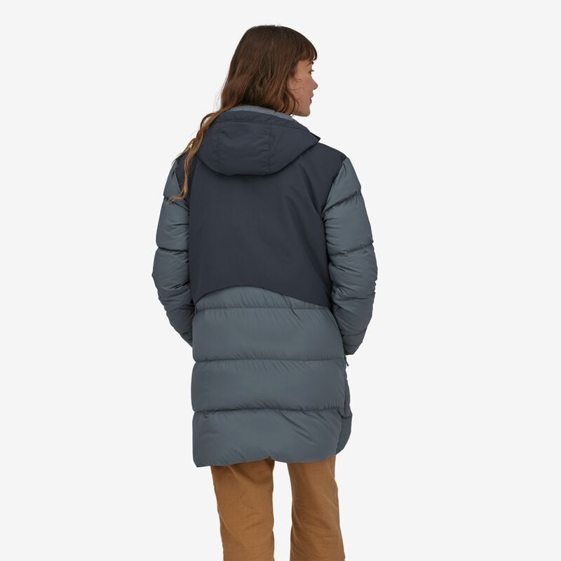 Patagonia Women's Silent Down Hybrid Parka - Plume Grey