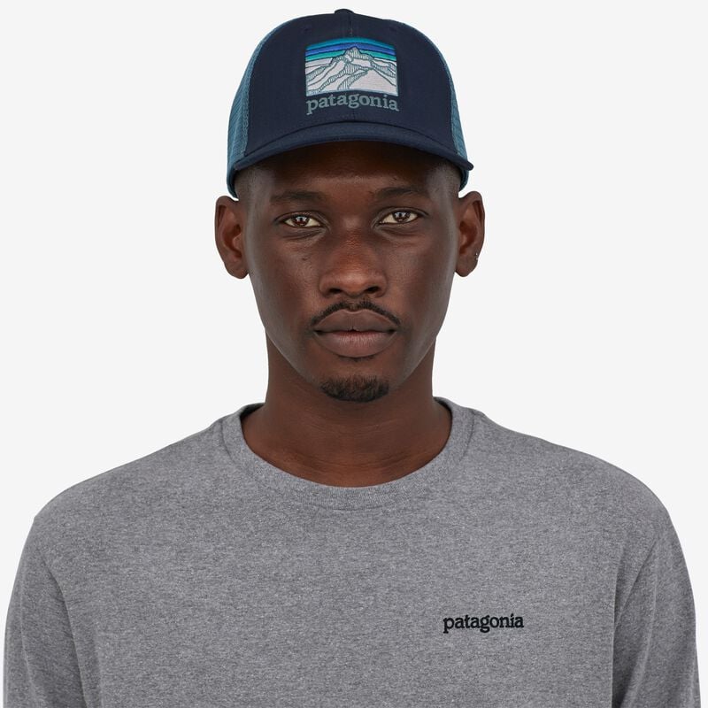 Patagonia Line Logo Ridge LoPro Trucker Hat - New Navy