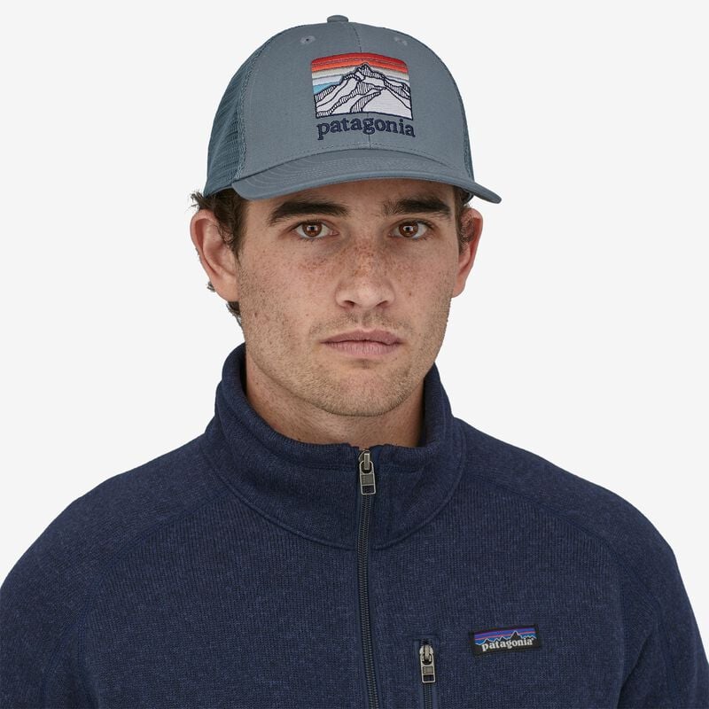 Patagonia Line Logo Ridge LoPro Trucker Hat - Plume Grey