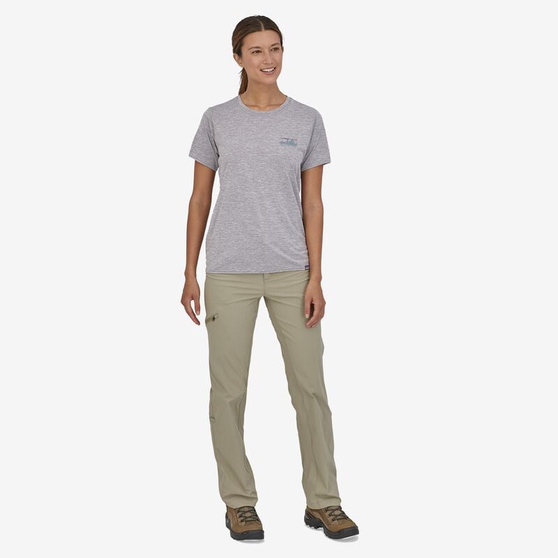 Patagonia Women's Capilene® Cool Daily Graphic Shirt - 73 Skyline: Feather Grey