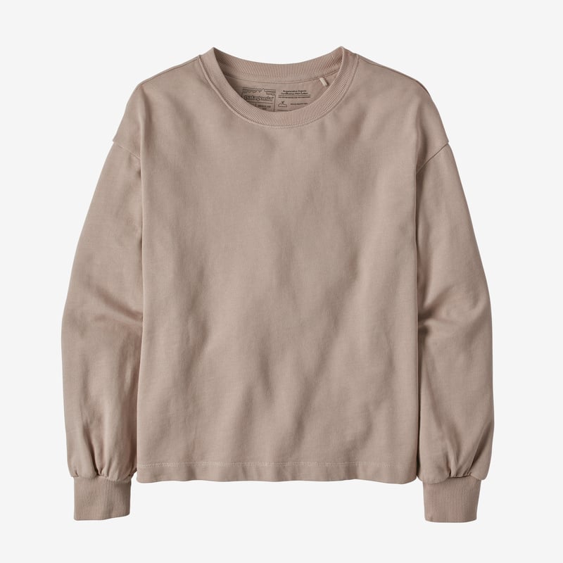 Patagonia Women's Regenerative Organic Certified™ Cotton Essential Pullover - Shroom Taupe