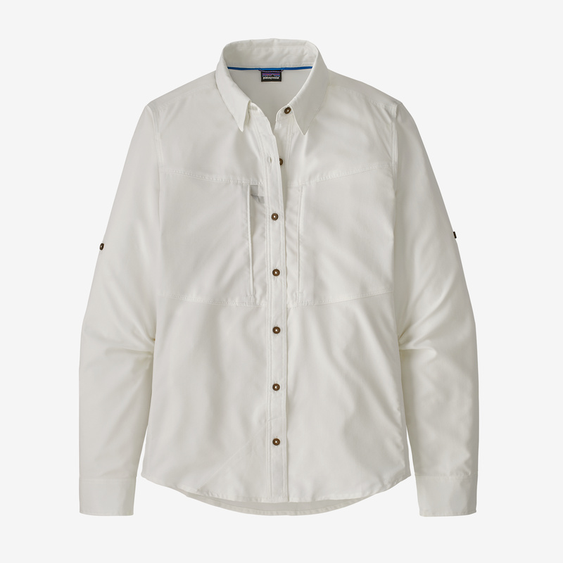 Patagonia Women's Long-Sleeved Sol Patrol® Shirt - White