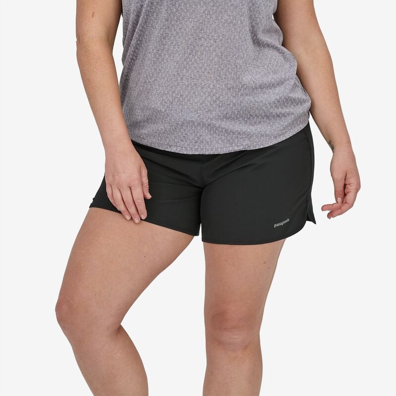 Patagonia Women's Nine Trails Shorts - 6" - Black