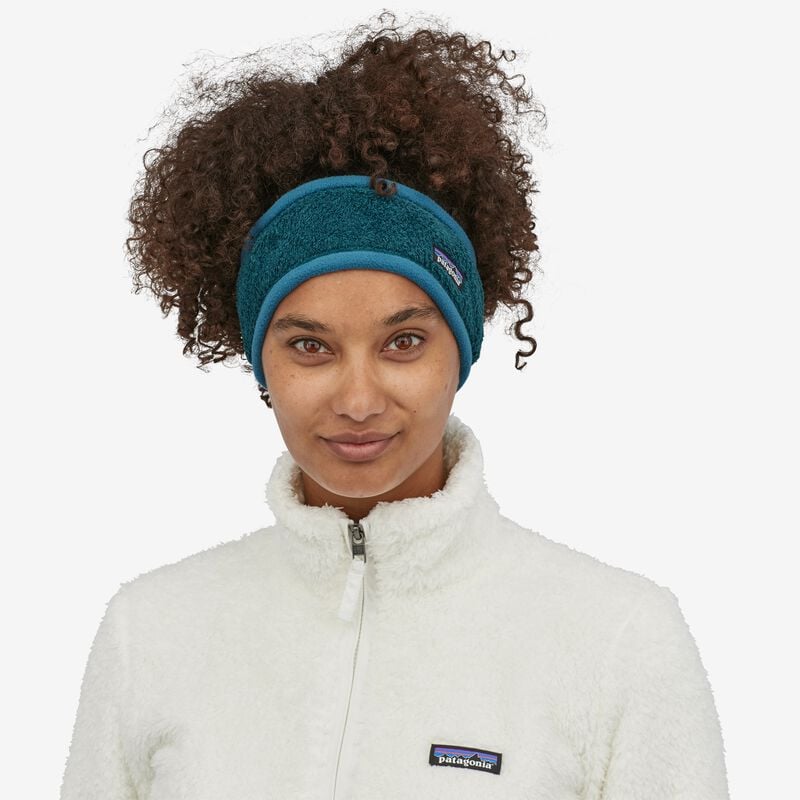 Patagonia Women's Re-Tool Fleece Headband - Wavy Blue - Tidepool Blue X-Dye