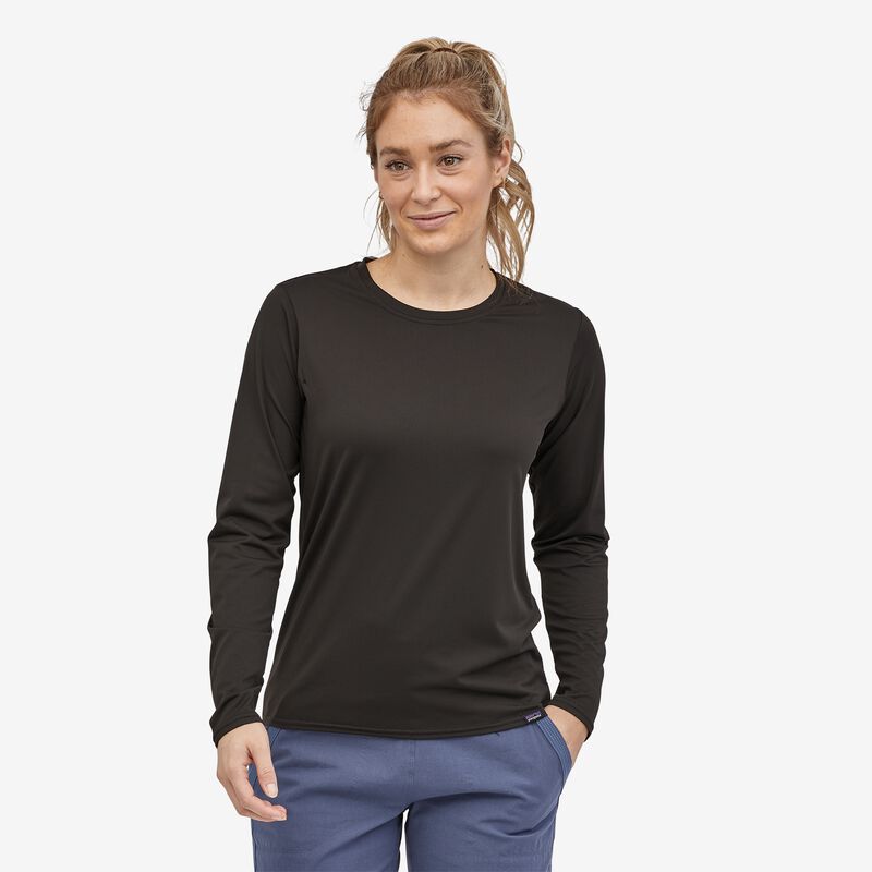 Patagonia Women's Long-Sleeved Capilene® Cool Daily Shirt - Black