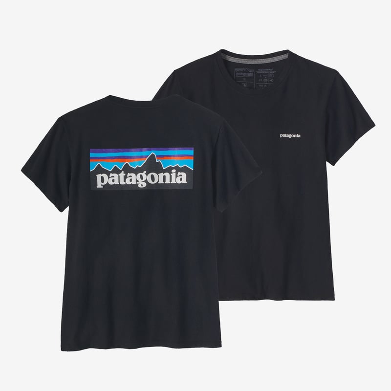 Patagonia Women's P-6 Logo Responsibili-Tee® - Black