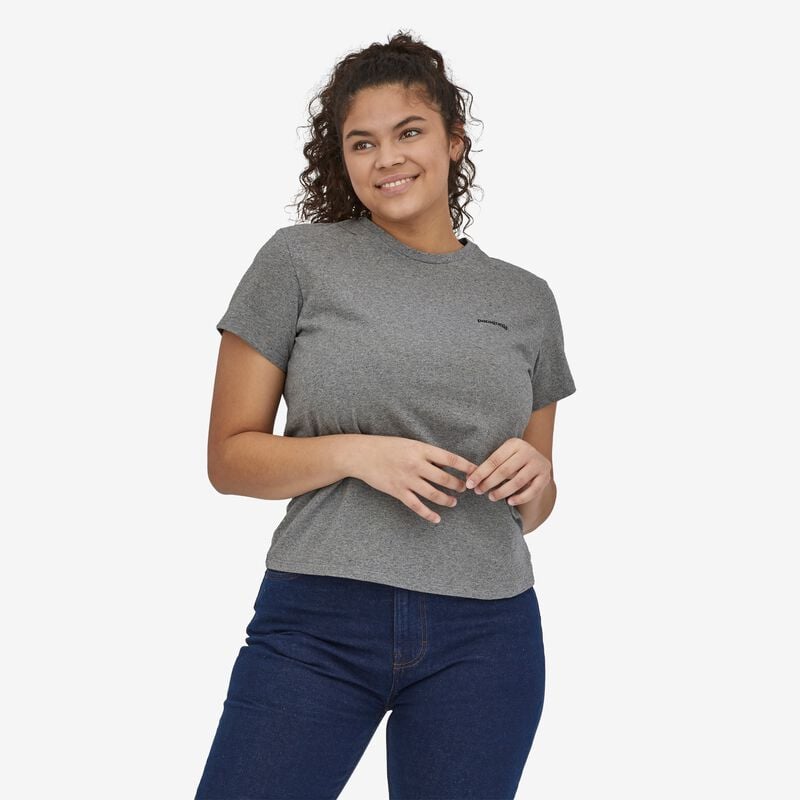 Patagonia Women's P-6 Logo Responsibili-Tee® - Black