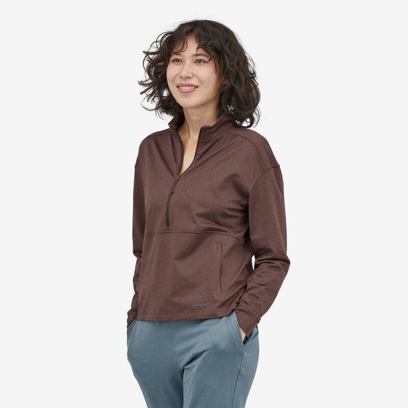 Patagonia Women's Pack Out Pullover - Cone Brown - Dusky Brown X-Dye