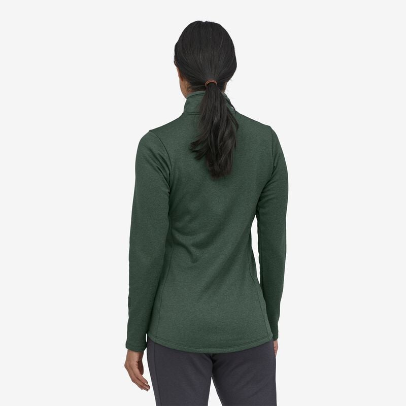 Patagonia Women's R1® Daily Zip-Neck - Pinyon Green - Hemlock Green X-Dye