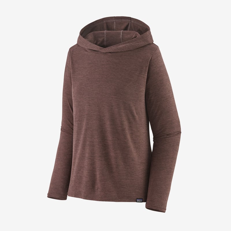 Patagonia Women's Capilene® Cool Daily Hoody - Cone Brown - Dusky Brown X-Dye