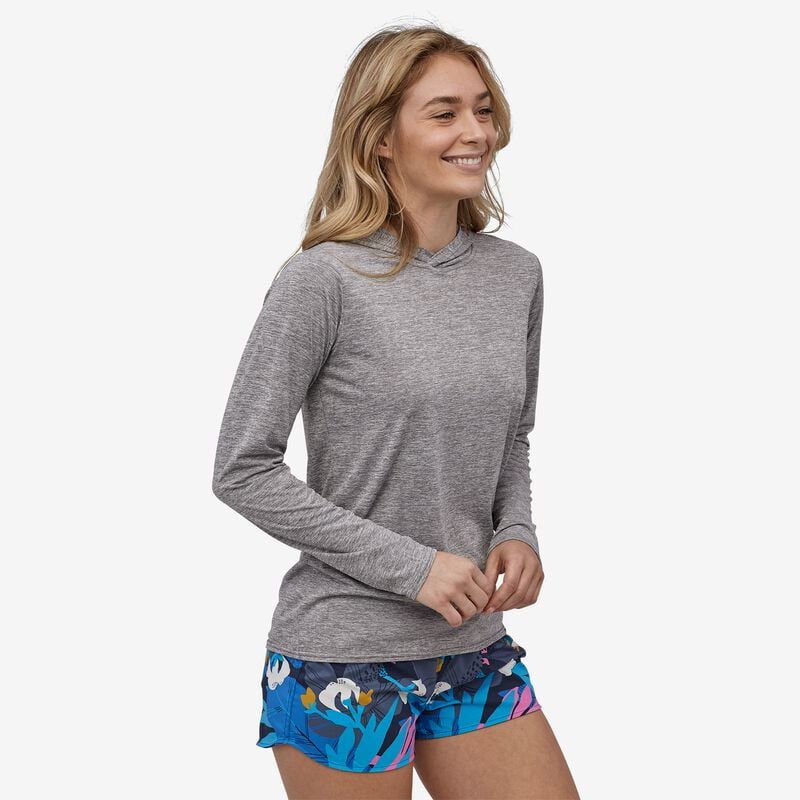 Patagonia Women's Capilene® Cool Daily Hoody - Cone Brown - Dusky Brown X-Dye
