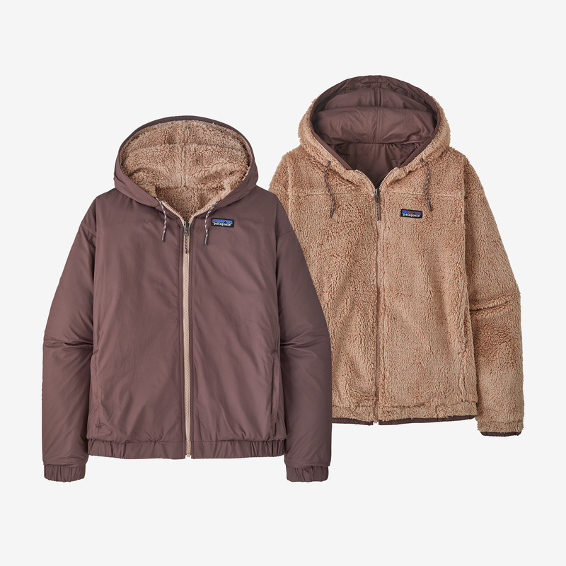 Patagonia Women's Reversible Los Gatos Cambria Fleece Jacket - Dusky Brown