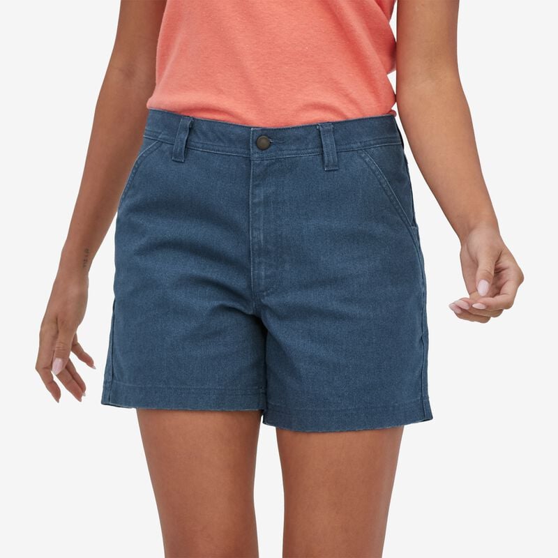 Patagonia Women's All Seasons Hemp Canvas Shorts - 5" - Stone Blue