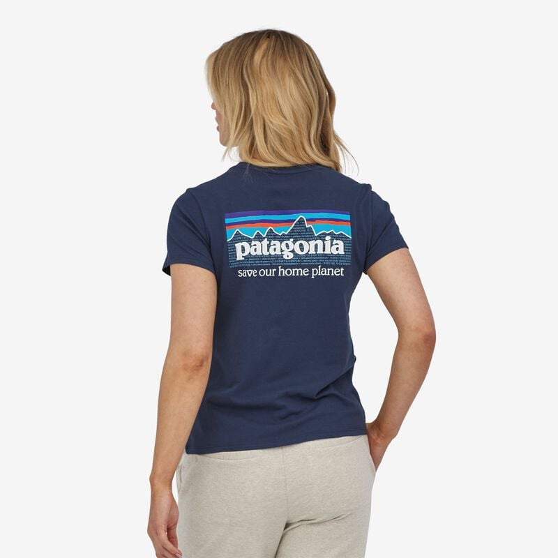Patagonia Women's P-6 Mission Organic T-Shirt - New Navy
