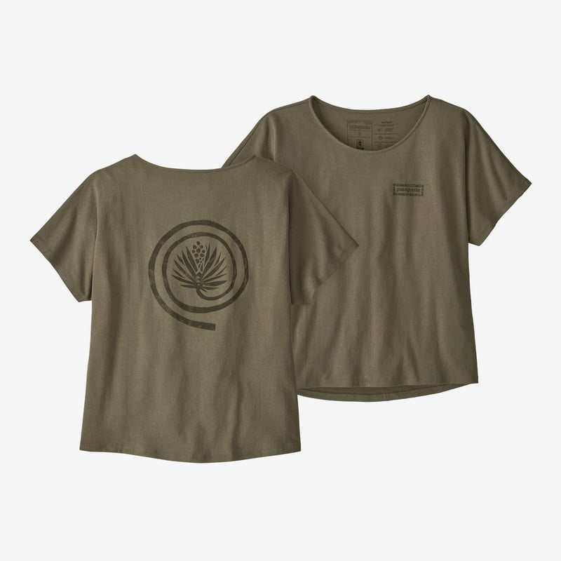 Patagonia Women's Tee-Cycle™ T-Shirt - Yucca Flow: Garden Green