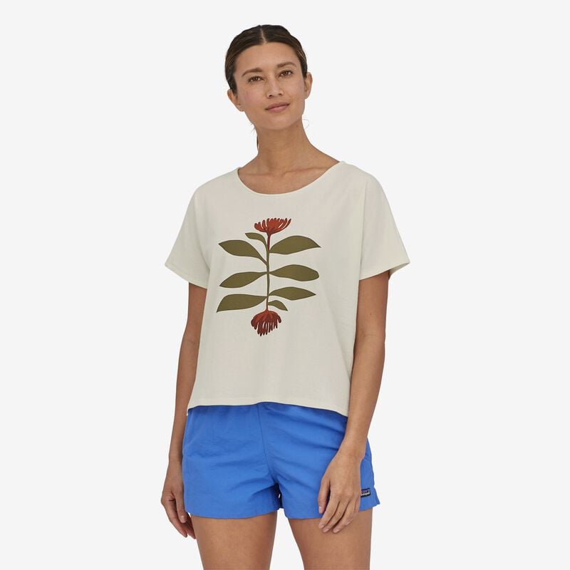 Patagonia Women's Tee-Cycle™ T-Shirt - Yucca Flow: Garden Green