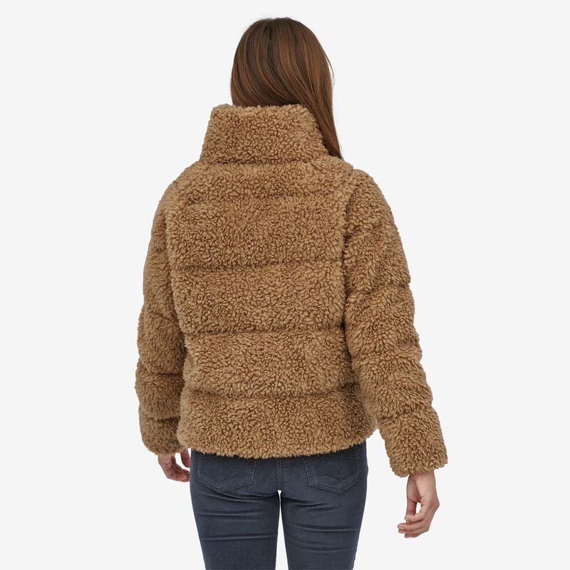 Patagonia Women's Recycled High-Pile Fleece Down Jacket - Bearfoot Tan