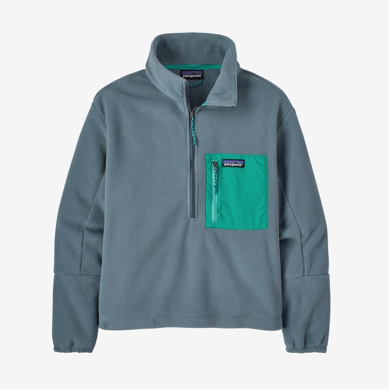 Patagonia Women's Microdini 1/2-Zip Fleece Pullover - Plume Grey
