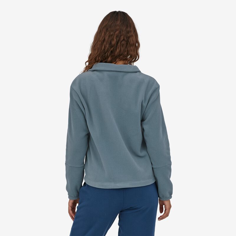 Patagonia Women's Microdini 1/2-Zip Fleece Pullover - Plume Grey