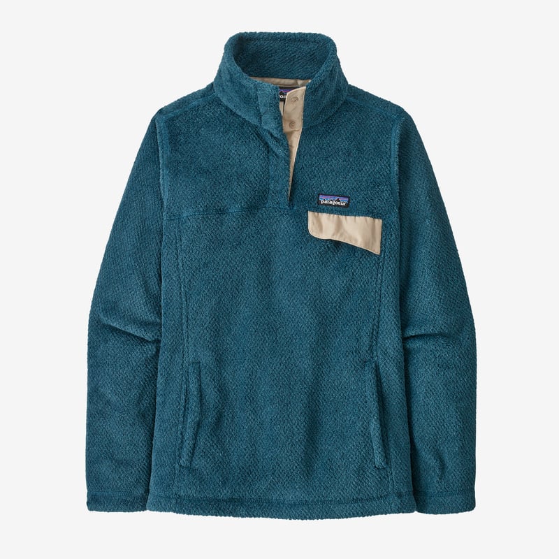 Patagonia Women's Re-Tool Snap-T® Fleece Pullover - Wavy Blue - Tidepool Blue X-Dye