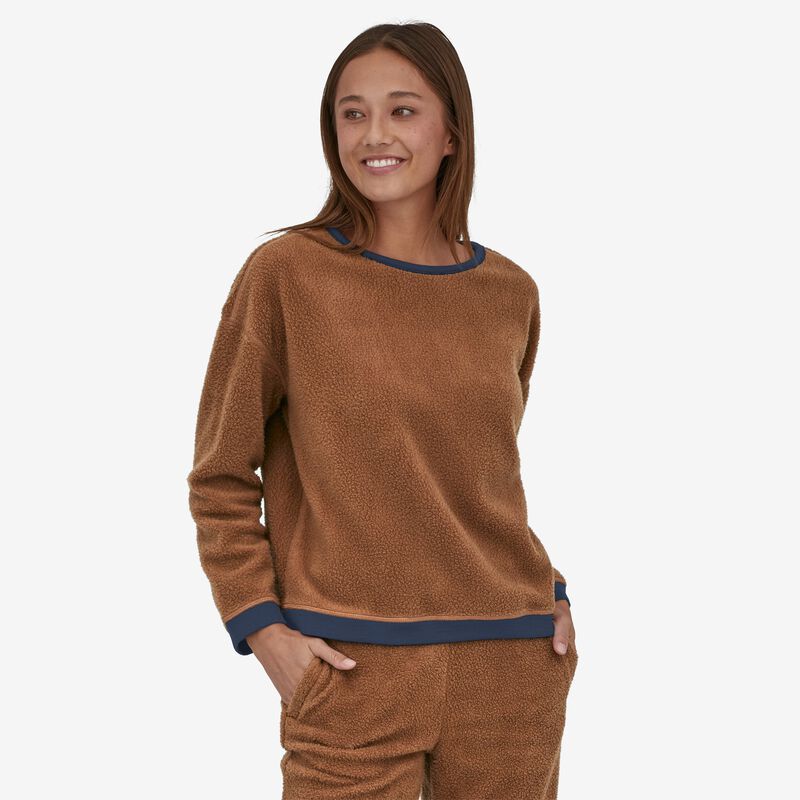Patagonia Women's Shearling Fleece Crew - Beer Bottle Brown™