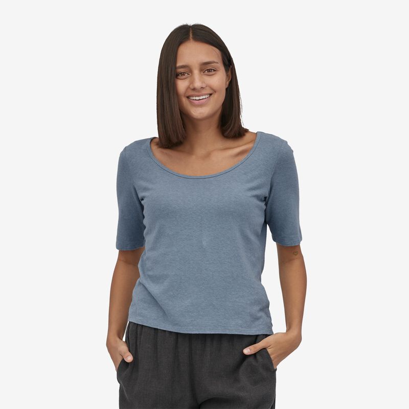Patagonia Women's Trail Harbor T-Shirt - Light Plume Grey