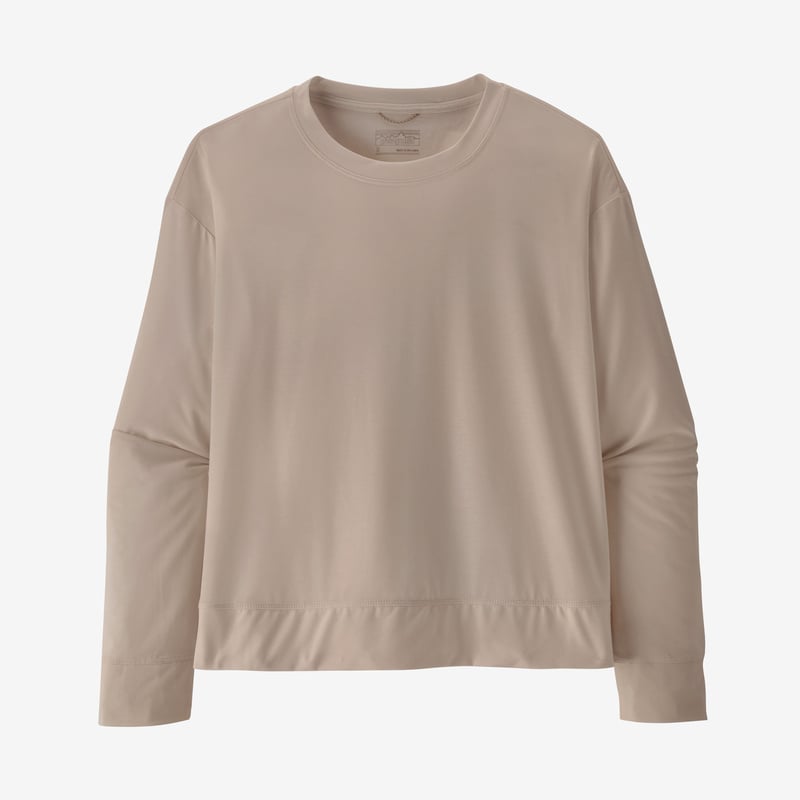 Patagonia Women's Long-Sleeved Glorya Twist Top - Shroom Taupe