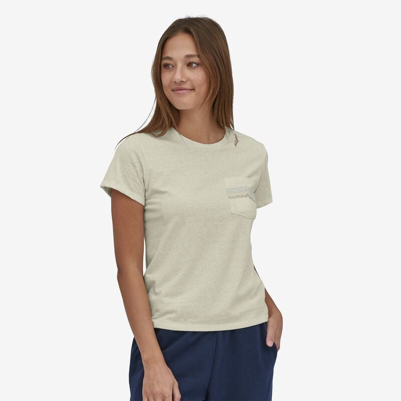 Patagonia Women’s Ridge Rise Stripe Pocket Responsibili-Tee® - New Navy