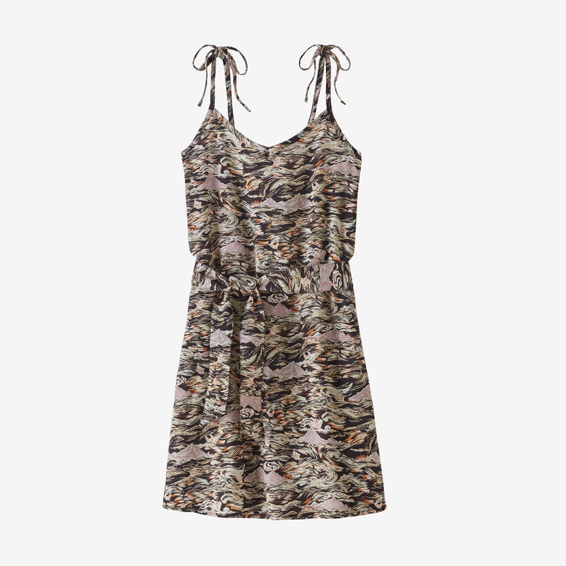 Patagonia Women's Pataloha® Tie Dress - Island Currents: Ink Black