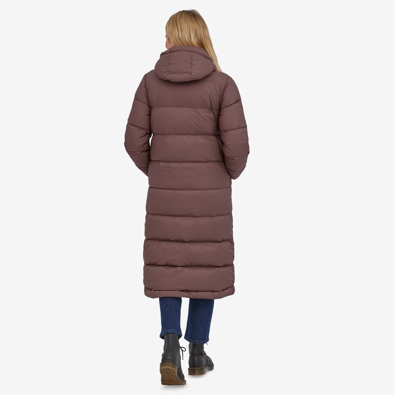 Patagonia Women's Silent Down Long Parka - Dusky Brown
