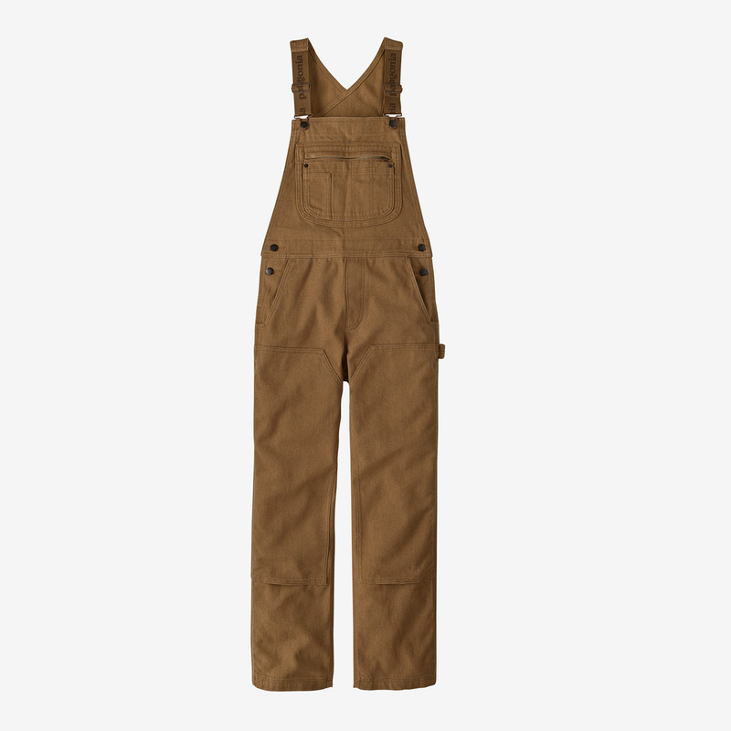 Patagonia Women's Iron Forge Hemp® Canvas Bib Overalls - Short - Coriander Brown