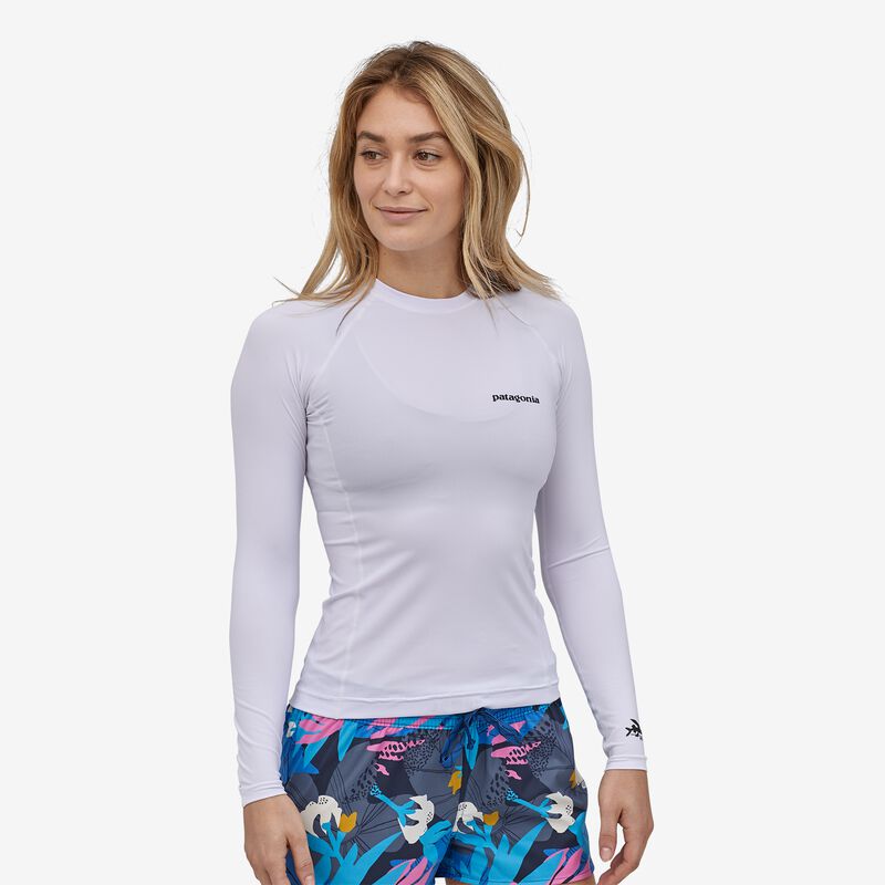 Patagonia Women's Long-Sleeved RØ® Top - White