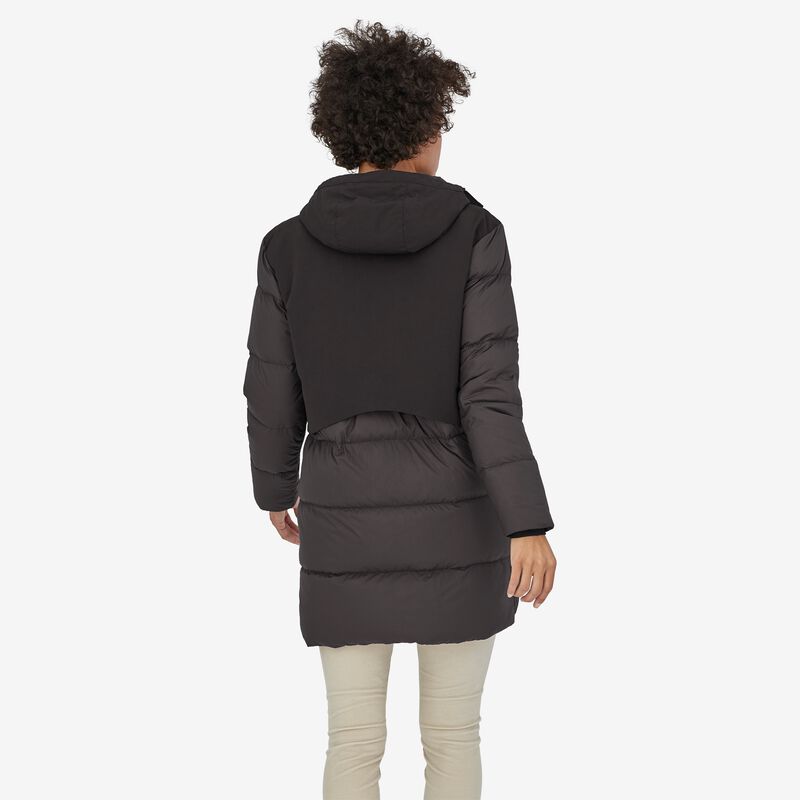 Patagonia Women's Silent Down Hybrid Parka - Black