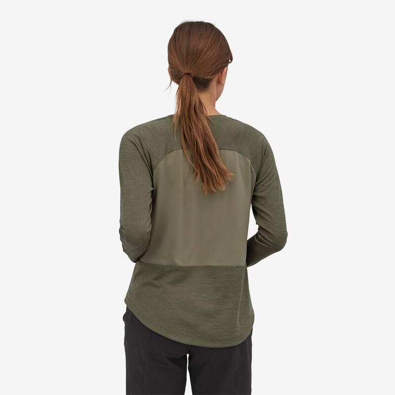 Patagonia Women's Long-Sleeved Dirt Craft Bike Jersey - Garden Green