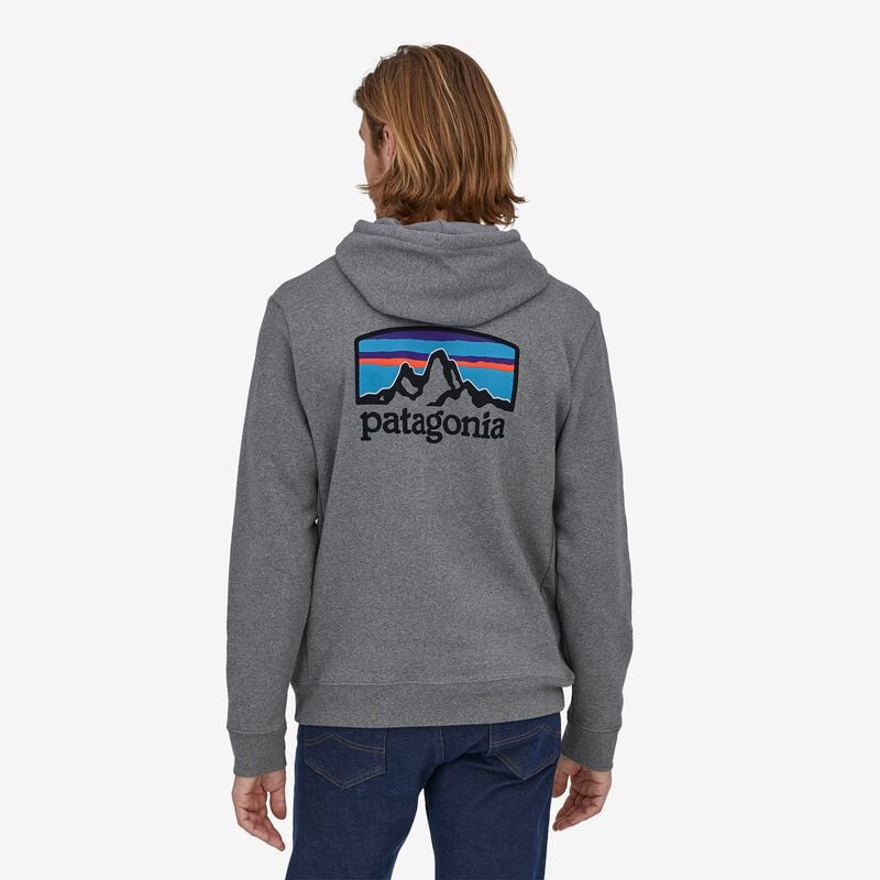 Patagonia Fitz Roy Horizons Uprisal Hoody - Gravel Heather