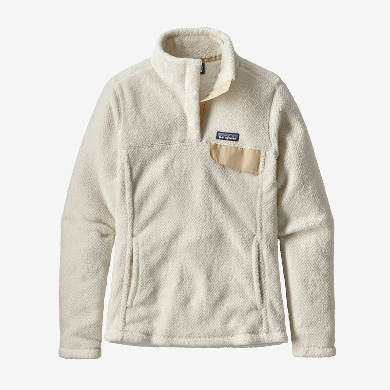 Patagonia Women's Re-Tool Snap-T® Fleece Pullover - Raw Linen - White X-Dye