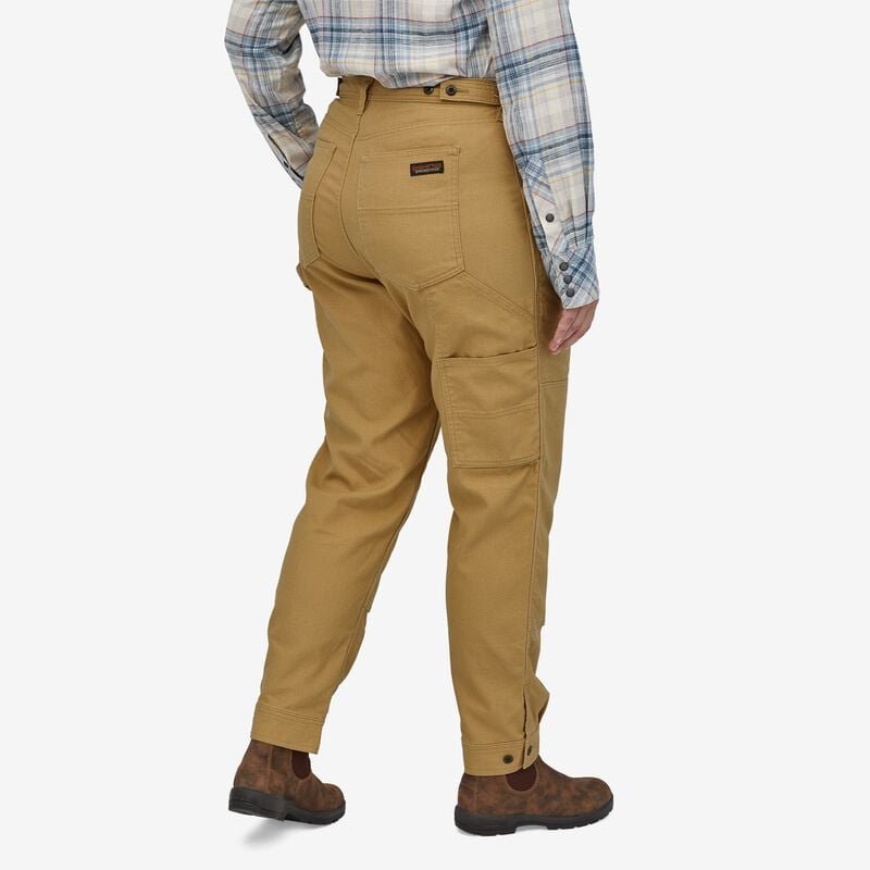 Patagonia Women's All Seasons Hemp Canvas Double Knee Pants - Short - Stone Blue