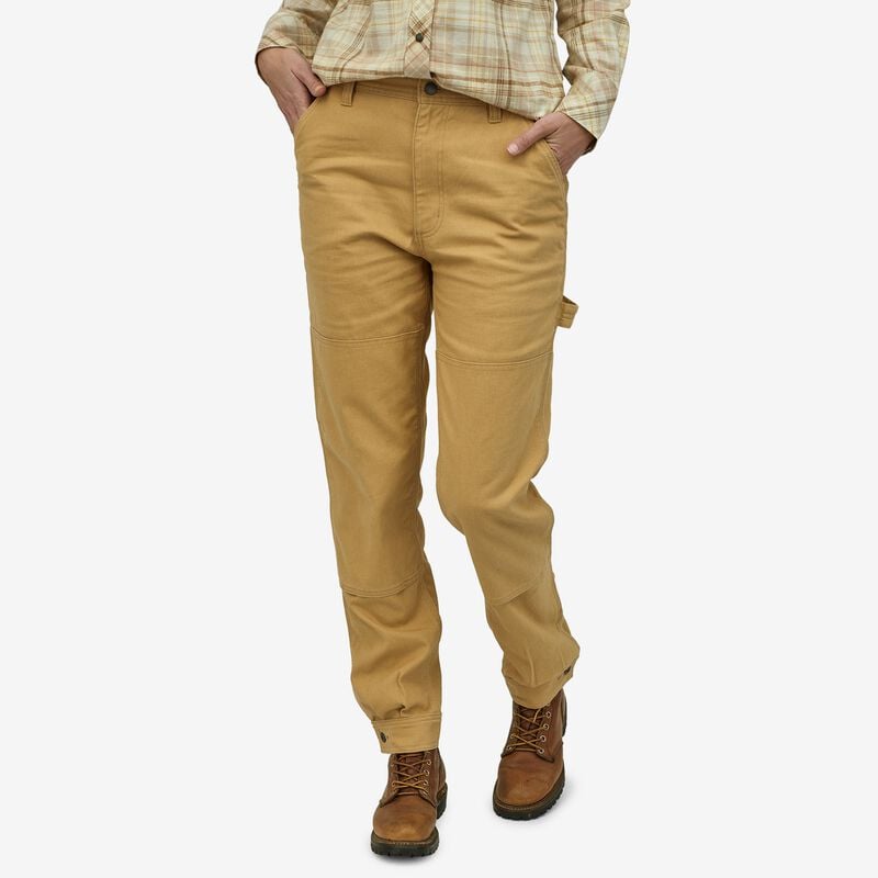 Patagonia Women's All Seasons Hemp Canvas Double Knee Pants - Short - Stone Blue