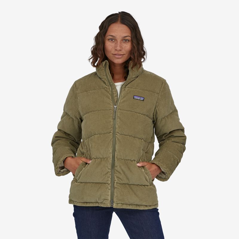 Patagonia Women's Cord Fjord Coat - Sage Khaki