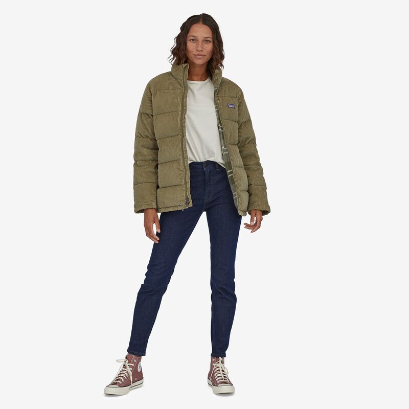 Patagonia Women's Cord Fjord Coat - Sage Khaki