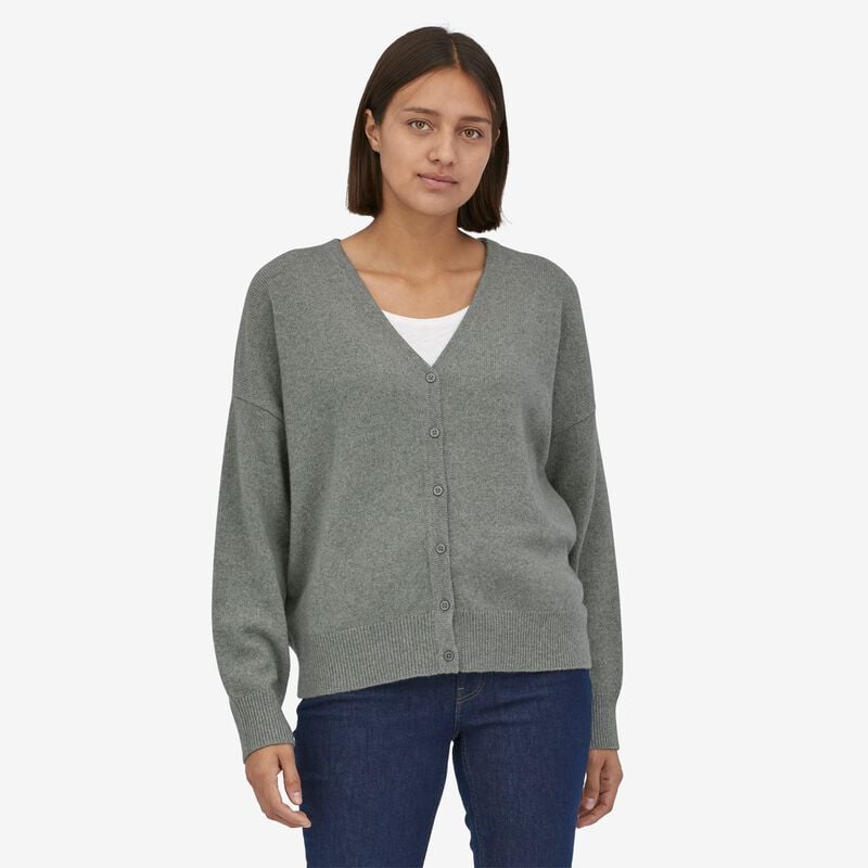 Patagonia Women's Recycled Cashmere Cardigan - Ink Black